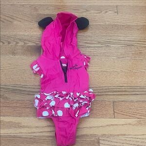Disney Pink Minnie Mouse Swimsuit with Ruffles